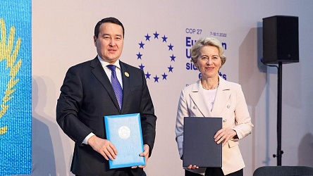 Kazakhstan and the European Union Signed an Agreement