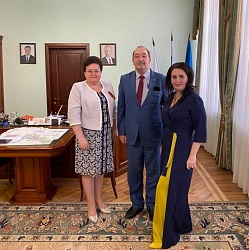 Rasikh Sagitov visited Astrakhan and Elista