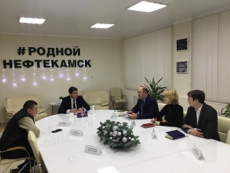 Rasikh Sagitov met with the head of Neftekamsk