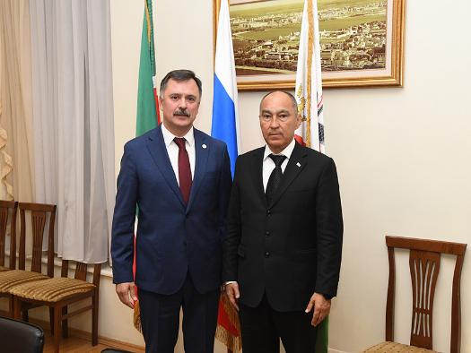 A Meeting with the Delegation of Turkmenistan in the capital of Tatarstan